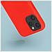 Cover Silicone Iphone 12 Pro Max Semi-rigida Opaca Soft Touch Rosso - Foto miniatura 5