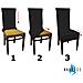 Set 4 Vestisedia Tondo Antimacchia Made In Italy Nero - Foto miniatura 6