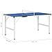 Tavolo Da Ping Pong Con Rete 5 Piedi 152x76x66 Cm Blu - Foto miniatura 7