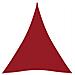 Parasole a Vela Oxford Triangolare 5x7x7 m Rosso - Foto miniatura 1