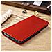 Custodia Per Galaxy S22 In Vera Pelle Con Portafoglio Rossa - Foto miniatura 2