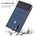 Custodia Compatibile Con Samsung Galaxy A11 In Blu Scuro Nero - Coperchio Protettiva Con Chiusura Magnetica, Funzione Stand E Tasca Per Le Carte - Foto miniatura 7