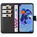 Custodia Compatibile Con Huawei Mate 30 Lite In Nero Carbone - Coperchio Protettiva Con Chiusura Magnetica, Funzione Stand E Tasca Per Le Carte - Foto miniatura 7