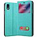 Custodia Compatibile Con Apple Iphone Xr In Turchese Menta - Coperchio Protettivo Con Chiusura Magnetica, Funzione Stand E 2 Finestre Di Visualizzazione - Foto miniatura 1