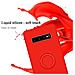 Custodia Compatibile Con Samsung Galaxy S10 4g In Liquid Rosso - Coperchio Protettivo In Silicone Tpu Flessibile Con Anello - Foto miniatura 3