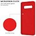 Custodia Compatibile Con Samsung Galaxy S10 4g In Liquid Rosso - Coperchio Protettivo In Silicone Tpu Flessibile Con Anello - Foto miniatura 5