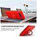 Custodia Compatibile Con Samsung Galaxy S10 4g In Liquid Rosso - Coperchio Protettivo In Silicone Tpu Flessibile Con Anello - Foto miniatura 7