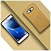 Custodia Compatibile Con Samsung Galaxy J5 2016 In Marrone Oro - Hard Case Coperchio Protettivo Small Waist Con Supporto In Gomma Antiscivolo - Foto miniatura 5