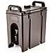 Contenitore Termico Per Alimenti, Thermos Per Alimenti Caldi, Dispenser Termico Con Rubinetto - Marrone, 18l - Foto miniatura 2