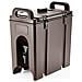 Contenitore Termico Per Alimenti, Thermos Per Alimenti Caldi, Dispenser Termico Con Rubinetto - Marrone, 18l - Foto miniatura 1