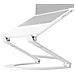 Supporto Per Macbook Da 13 A 16'' Curve Flex Flessibile E Regolabile, Bianco - Foto miniatura 11
