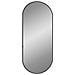 Specchio Da Parete Nero 60x25 Cm Ovale - Foto miniatura 3