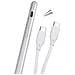 Penna stilo attiva USB C per iPad con rilevamento del polso Colore Argento - Foto miniatura 2