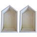 2 Mensole In Legno Per La Casa 22,5 X 14 X 10 Cm - Foto miniatura 1