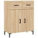 Credenza Rovere Sonoma 69,5x34x90 Cm In Legno Multistrato - Foto miniatura 2