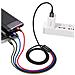 Cavo 4-in-1 Da Usb-c/2 Lightning/micro-usb A Usb-a A Ricarica Rapida 3,5a 1,2m, Nero - Foto miniatura 4