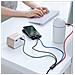 Cavo 4-in-1 Da Usb-c/2 Lightning/micro-usb A Usb-a A Ricarica Rapida 3,5a 1,2m, Nero - Foto miniatura 5