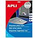 Etichette Per Stampante Apli Argentato Metallizzato 210 X 297 Mm A4 20 Foglie - Foto miniatura 1