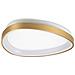 Plafoniera Contemporanea Gemini Metallo Ottone Led Integrato 23w 3000k Ip20 - Foto miniatura 1