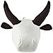 Decorazione Da Parete Feltro Bianco Sporco E Marrone 22 X 24 Cm Geoffrey - Foto miniatura 3
