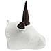 Decorazione Da Parete Feltro Bianco Sporco E Marrone 22 X 24 Cm Geoffrey - Foto miniatura 4
