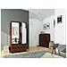 Armadio A 2 Ante Battenti E Cassetti S90 con specchio, 90x51x180 cm, Colore Weng? - Foto miniatura 6