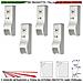 Infrarosso 5 Pezzi Rilevatore Movimento Dual Pir A Tenda Esterno Finestra Vano Persiana Rileva Estraneo Invia Allarme - Foto miniatura 1