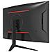 LC-M27FC-V1, 27" Curved, 180 Monitor PC 68,6 cm (27") 1920 x 1080 Pixel Full HD LCD Nero, Rosso - Foto miniatura 4