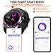 Smartwatch Con Ecg, Analisi Della Composizione Corporea, Analisi Della Composizione Del Sangue (acido Urico, Lipidi Nel Sangue) Black Milanese Strap - Foto miniatura 6