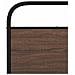 Giroletto Senza Materasso Rovere Marrone 100x200 Cm Truciolato - Foto miniatura 6