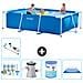Piscina Fuori Terra - Rettangolo - 300x200x75 Cm - Blu - Include Accessori Coordinati A215 - Foto miniatura 1