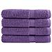 Asciugamani Premium Solund 4 Pz Viola 100x200 Cm 600 G /m² - Foto miniatura 2