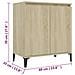 Lusso Casadino -  Credenza Rovere Sonoma 60x35x70 Cm In Legno Multistrato - Foto miniatura 6