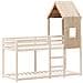 Tetto Per Letto Bambini 60x89x134,5cm In Legno Massello Di Pino - Foto miniatura 2