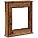Cornice per Camino Legno Antico 75x20x87,5 cm in Truciolato - Foto miniatura 1