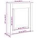 Cornice per Camino Legno Antico 75x20x87,5 cm in Truciolato - Foto miniatura 9
