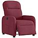 Poltrona Elettrica Reclinabile Rosso Vino in Tessuto - Foto miniatura 3
