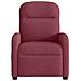 Poltrona Elettrica Reclinabile Rosso Vino in Tessuto - Foto miniatura 5