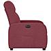 Poltrona Elettrica Reclinabile Rosso Vino in Tessuto - Foto miniatura 6