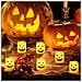 Sunshine Smile Set Di 6 Candele Led Decorazione Per Halloween Arancioni - Foto miniatura 5