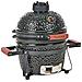 Mini Barbecue A Carbonella Kamado Ceramica Nero - Foto miniatura 5