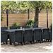 Set da Pranzo per Giardino 13 pcs Antracite Plastica - Foto miniatura 2