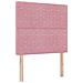 Letto con Box Springs LED e Materasso Rosa 90 x 200 cm Velluto - Foto miniatura 8