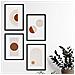 Set Di 4 Stampe Fogli Con Disegni Colorati Basati Sul Marocco Confezione Di Pellicole 'mojave' Con Tonalità Marroni E Minimalistico Senza Cornice A3 - Foto miniatura 1