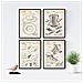 Set Di 4 Stampe Vintage Fogli Con Brevetti. Poster Con Inventamenti E Brevetti. Scegli Il Colore Che Più Ti Piace Senza Cornice A4 - Foto miniatura 1