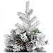 Lusso Casadino -  Albero Di Natale Con Neve Floccata E Pigne 225 Cm Pvc E Pe - Foto miniatura 5