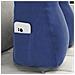 Cuscino per Schiena Blu Polizia 45 x 24 x 50 cm Velluto - Foto miniatura 5