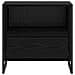 Comodino Rovere Nero 50 x 39,5 x 50 cm Legno multistrato - Foto miniatura 5