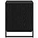 Comodino Rovere Nero 50 x 39,5 x 50 cm Legno multistrato - Foto miniatura 6