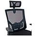 Sedia da ufficio ergonomica in rete Roger Chrome Anyfix M-2 Nero - Foto miniatura 4